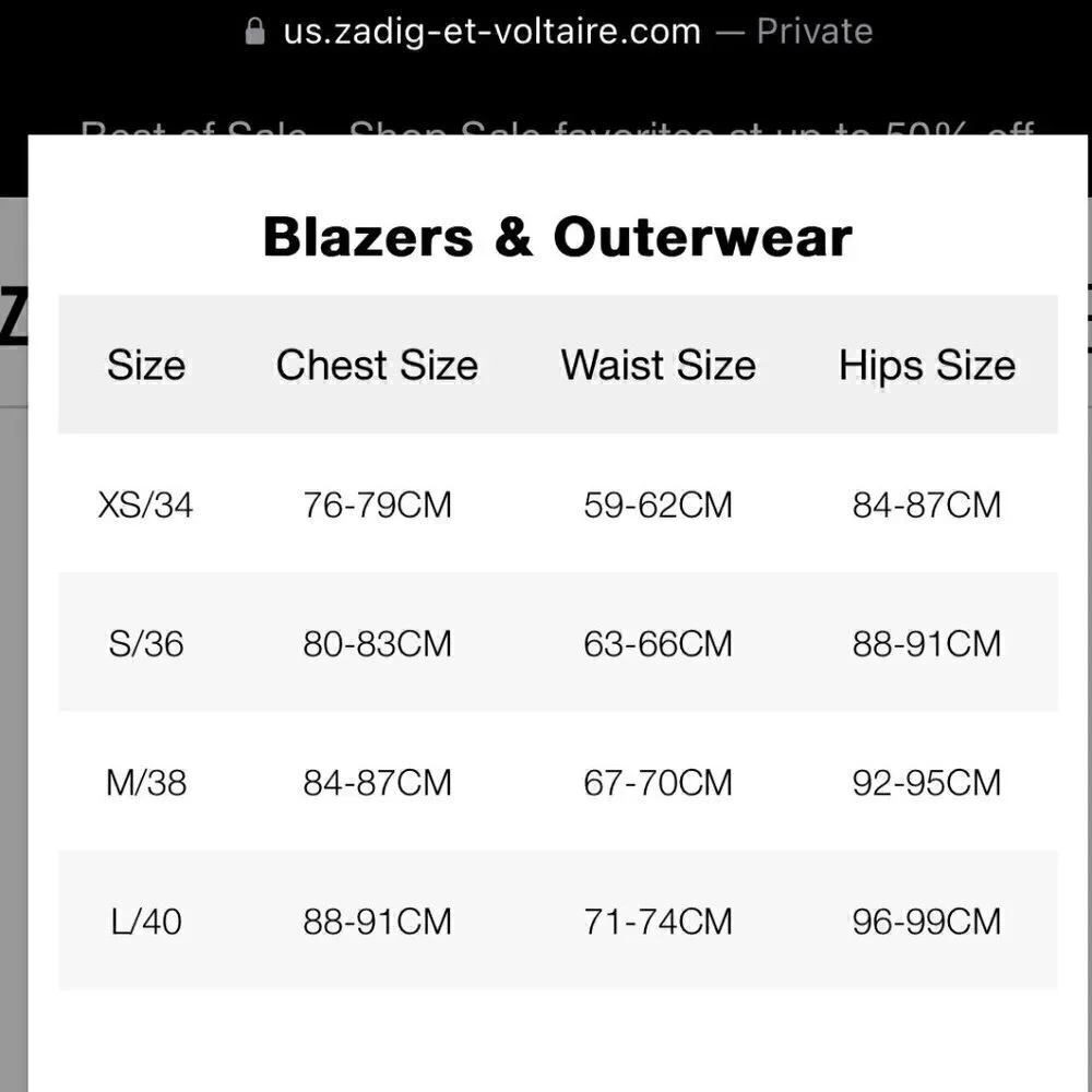 Zadig & Voltaire Volly Frange Ivory Open Front Blazer Jacket Size 36 - Picture 12 of 12